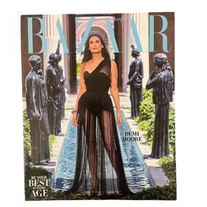 Harper's Bazaar Magazine October 2019  - Demi Moore Memoir And Childhood.